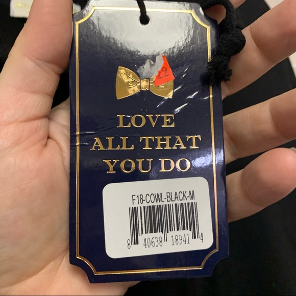 Simply Southern Cowl Neck Black Sweatshirt Medium - Picture 7 of 9